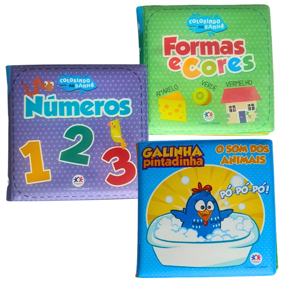 Kit 3 Livros Infantil Hora Do Banho - Ciranda Cultural