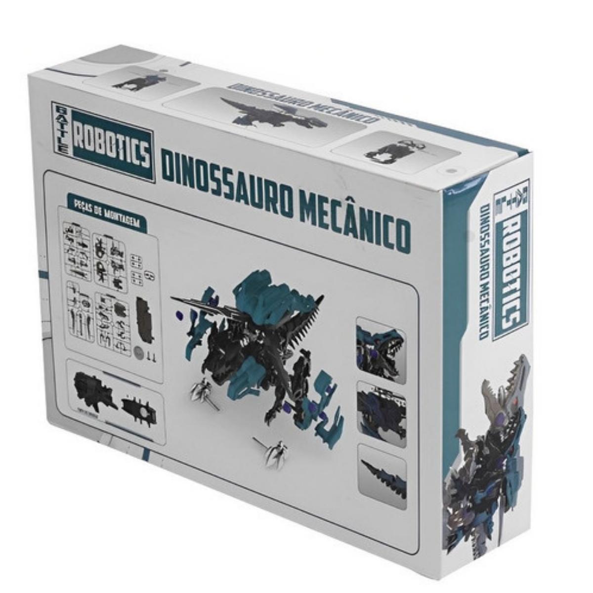 Dinossauro Mecânico Robotics Montar E Desmonta - Bbr Toys