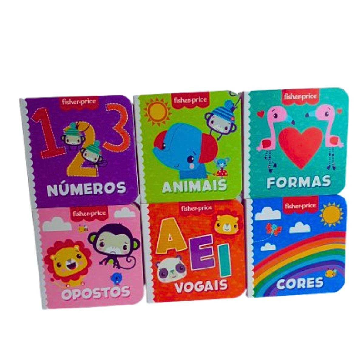 Livros Box Com 6 Minilivros Primeiros Conceitos / Fisher - Price - Ciranda Cultural