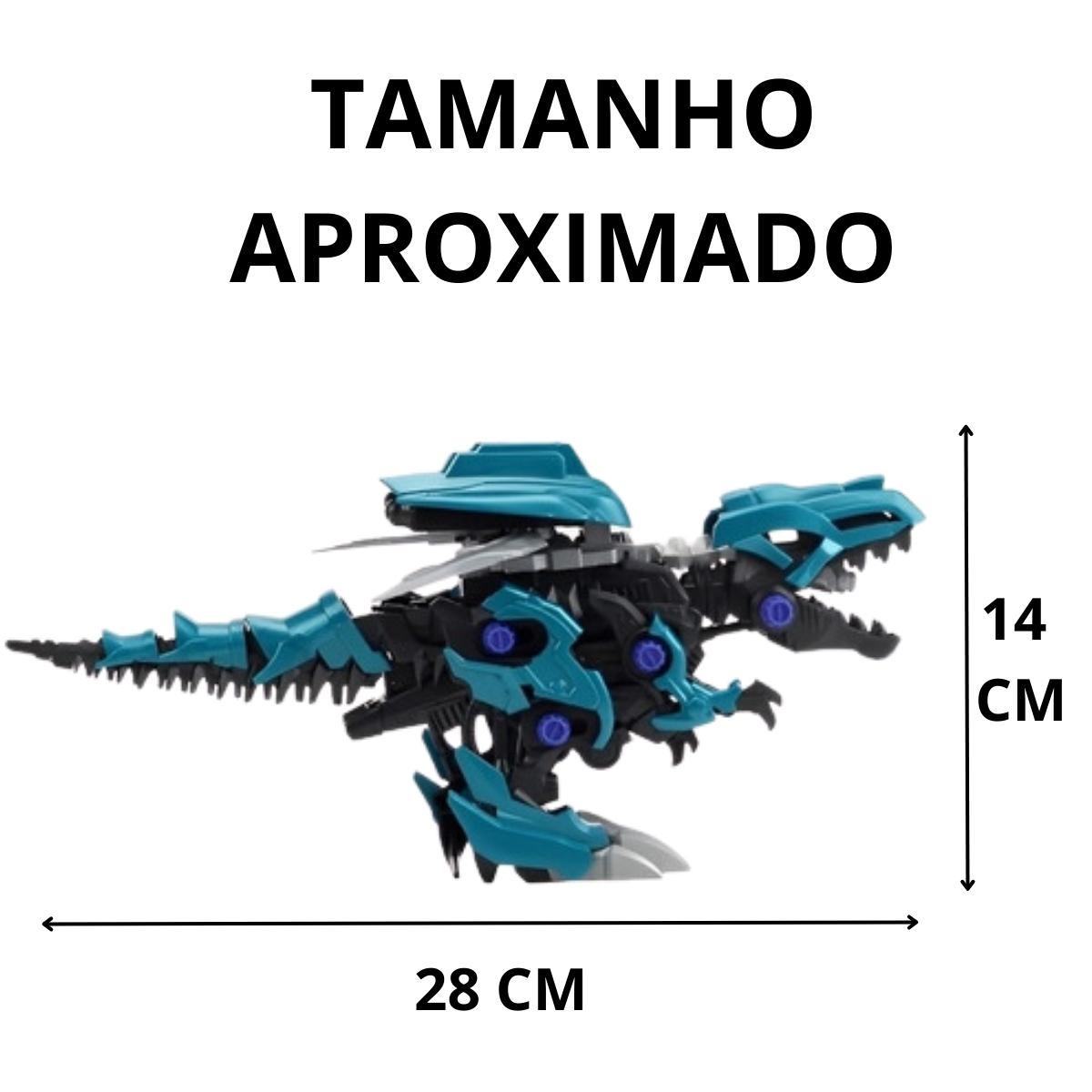 Dinossauro Mecânico Robotics Montar E Desmonta - Bbr Toys