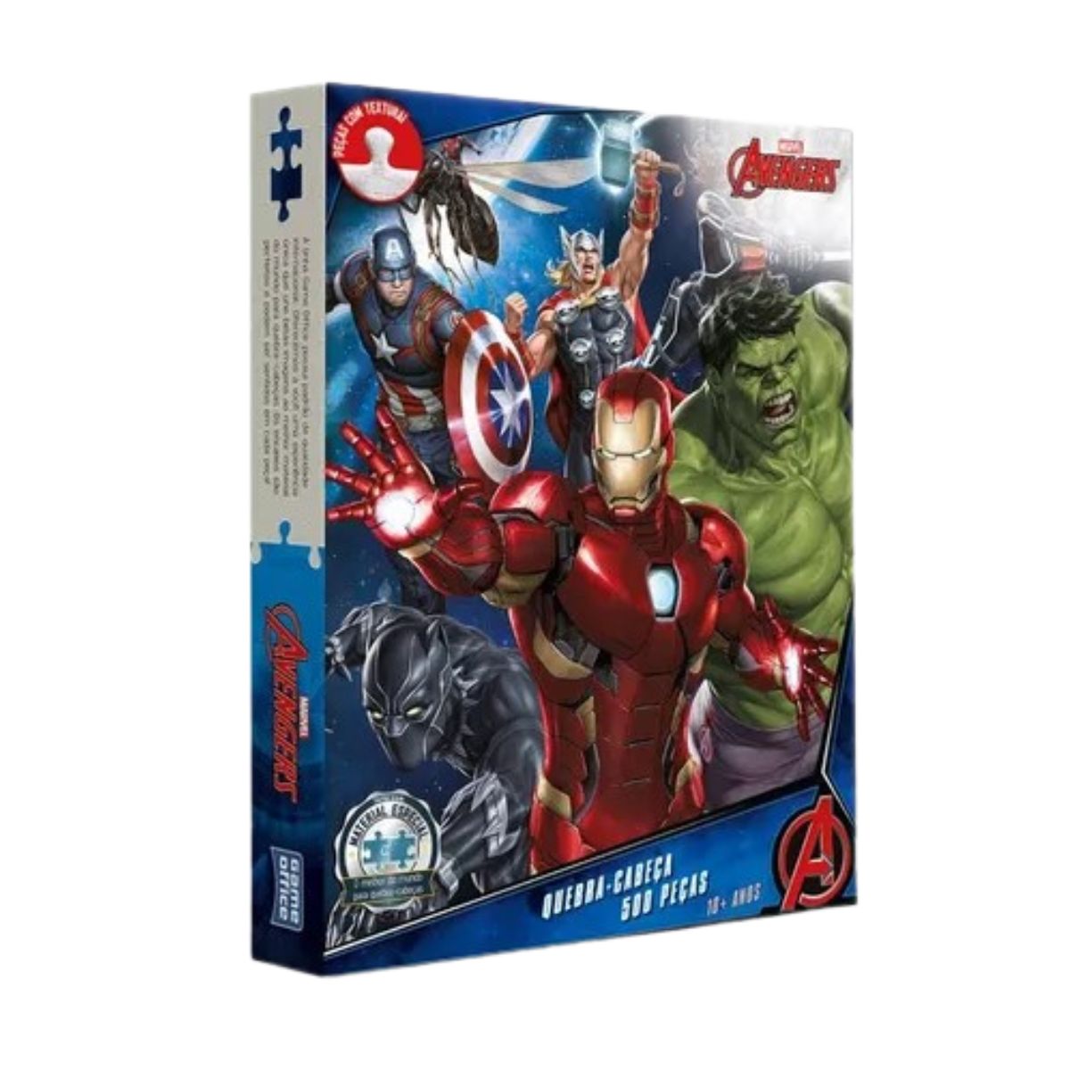 Quebra Cabeça Vingadores Avengers 500 Peças - Toyster