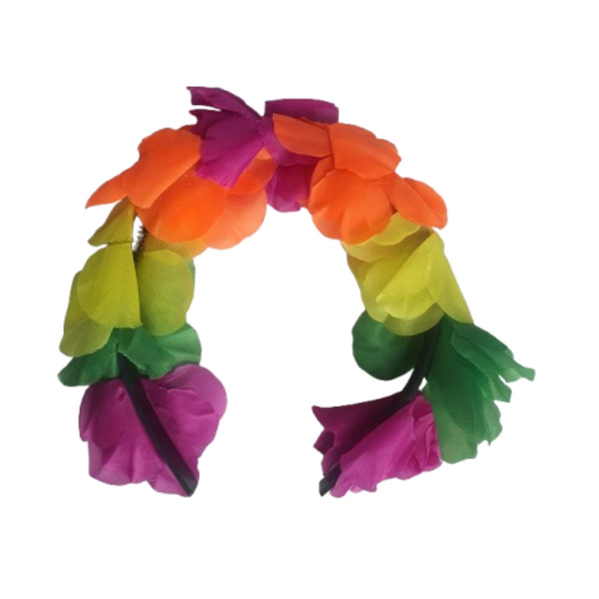 Tiara Havaiana Festa Fantasia Carnaval Neon Luau