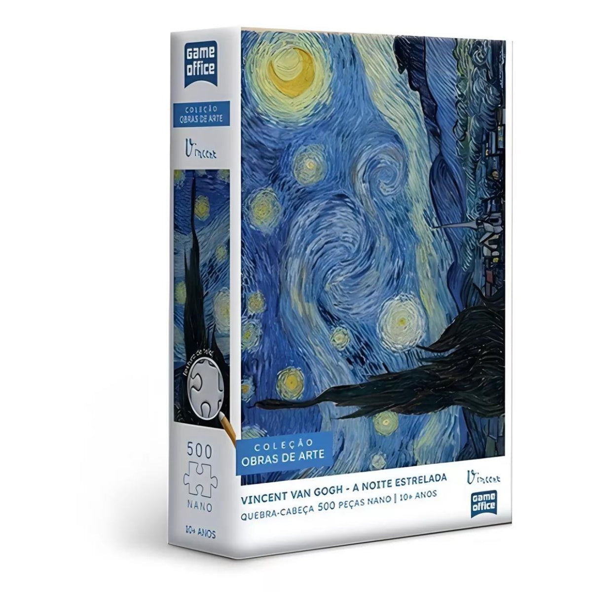 Noite Estrelada de Van Gogh Quebra-Cabeça - 500 peças - Game Office Toyster