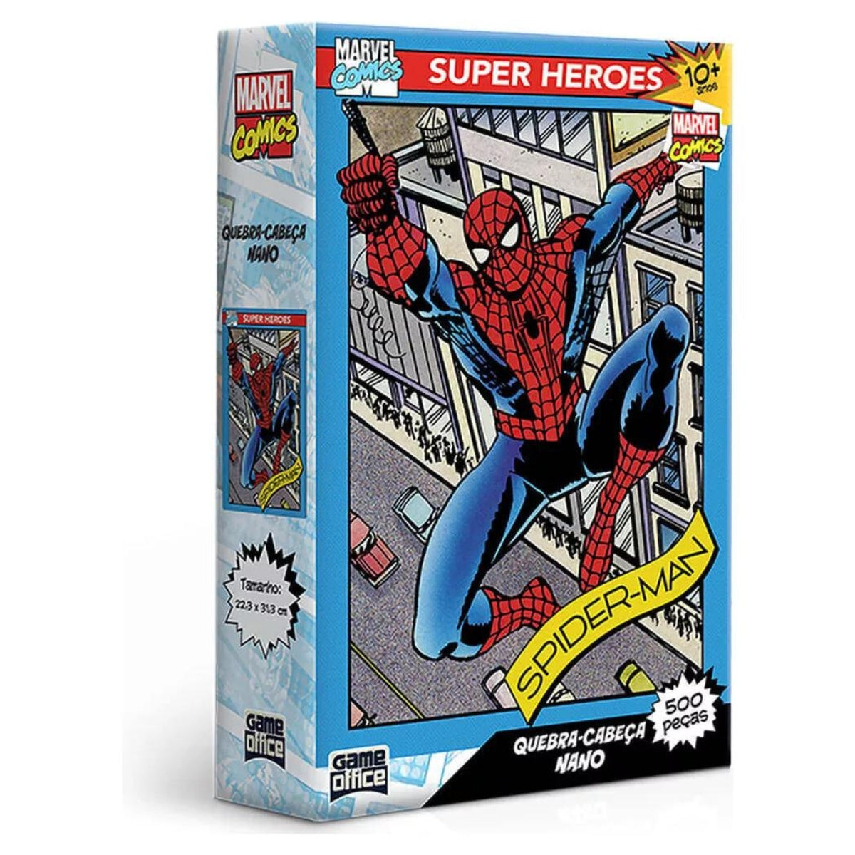 Homem-Aranha Quebra-Cabeça - 500 Nano Peças - Toyster