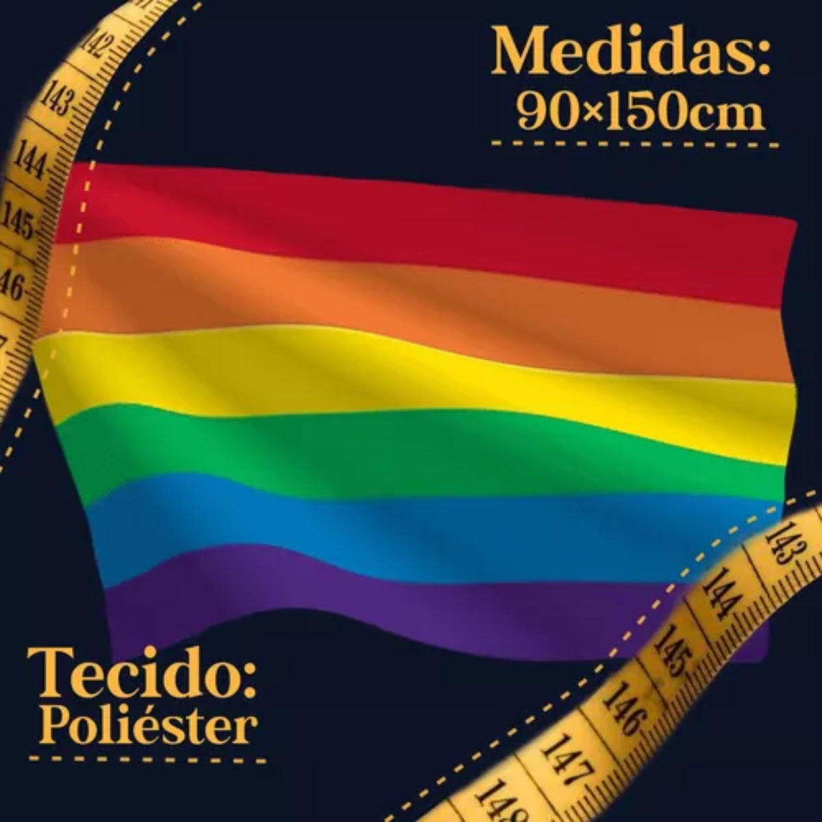 Bandeira LGBTQIA+ - Kriat