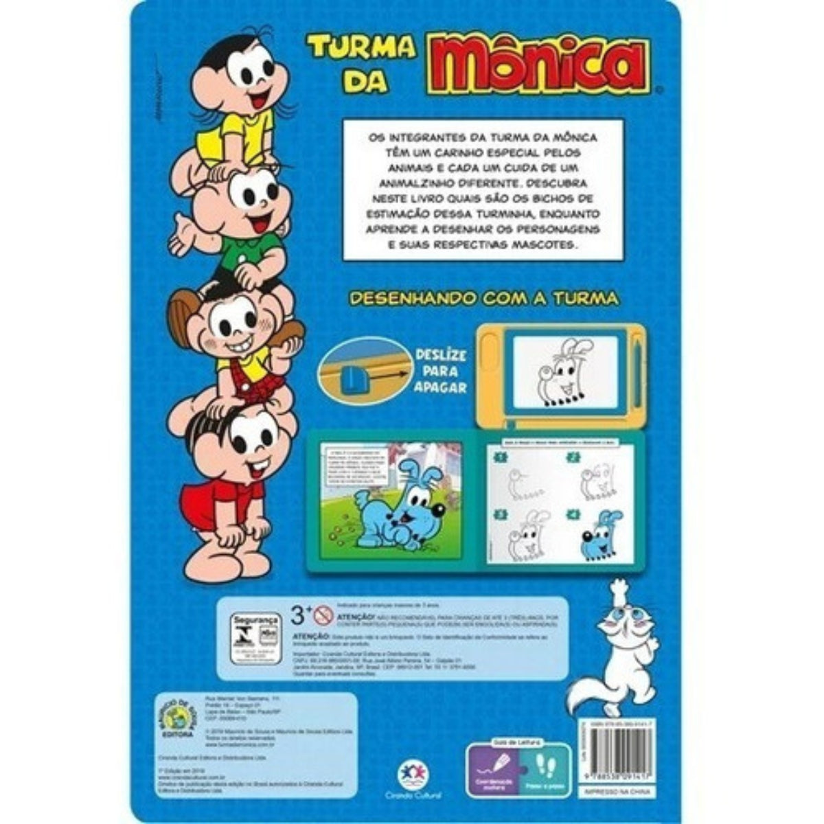 Lousa Mágica Turma da Mônica: Aprenda à Desenhar - Ciranda Cultural