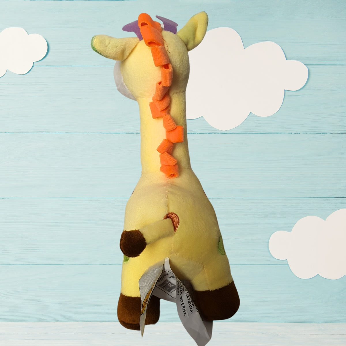 Pelúcia de Girafa Amarela - BBR Toys