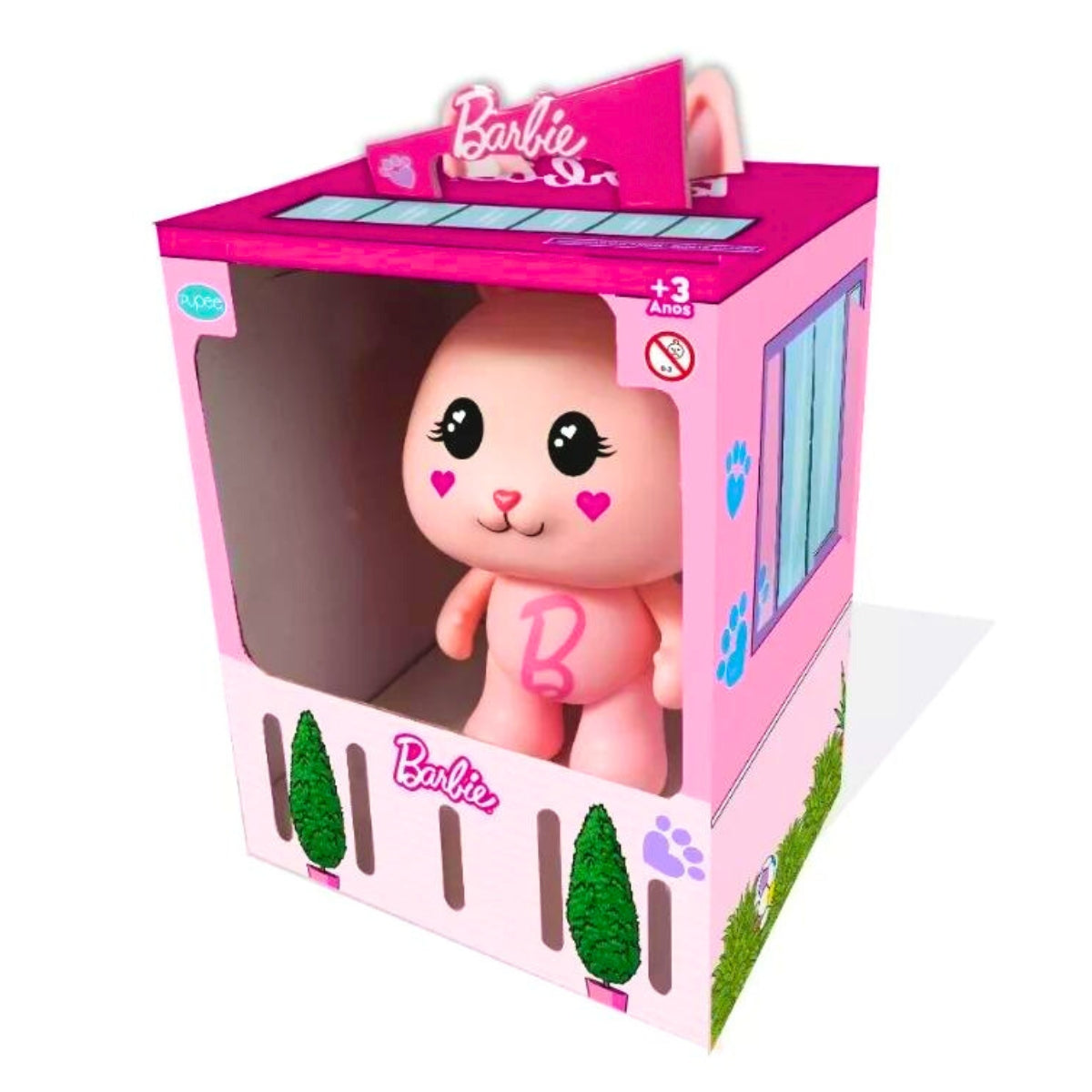 Coelho Rosa - Pet da Barbie - Pupee