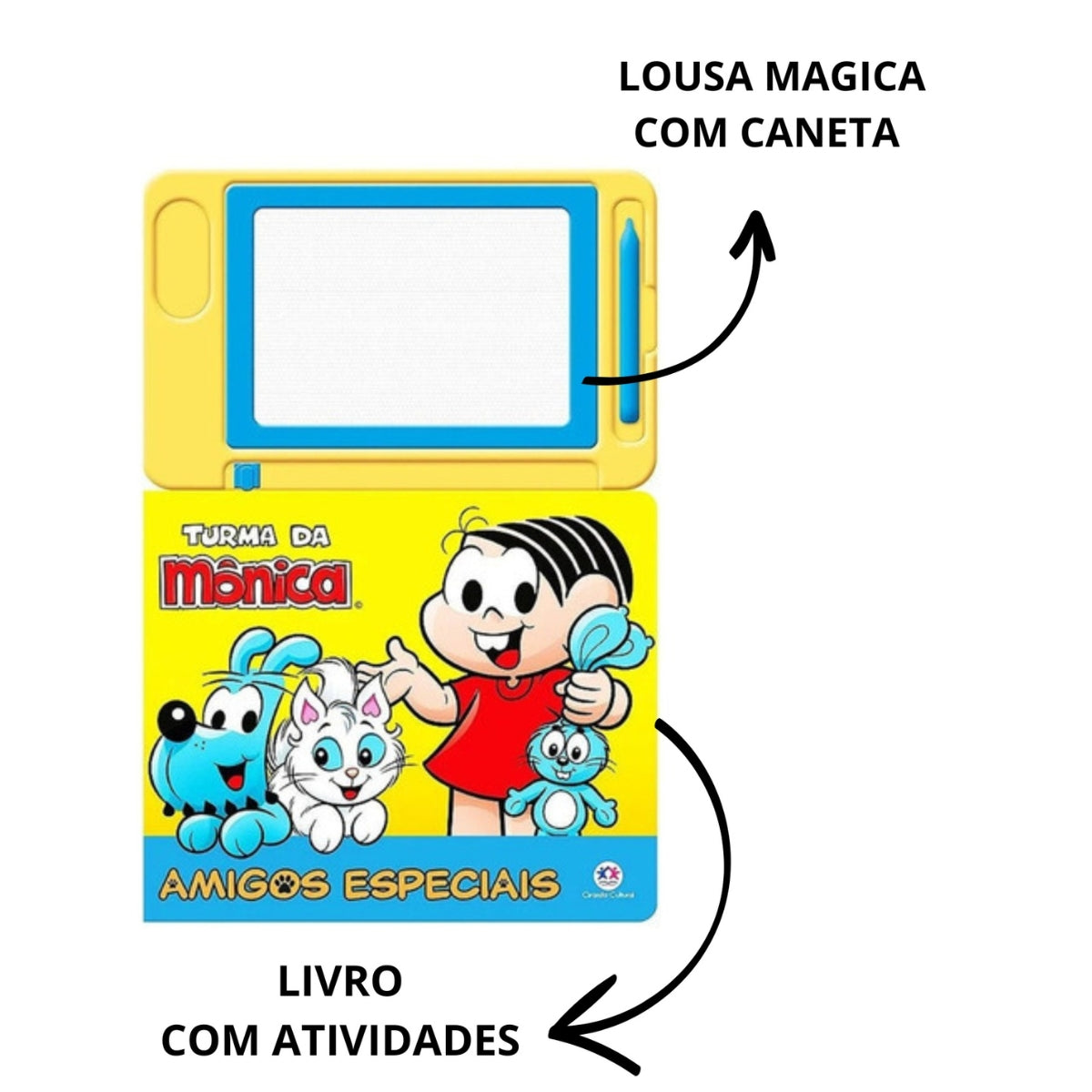 Lousa Mágica Turma da Mônica: Aprenda à Desenhar - Ciranda Cultural