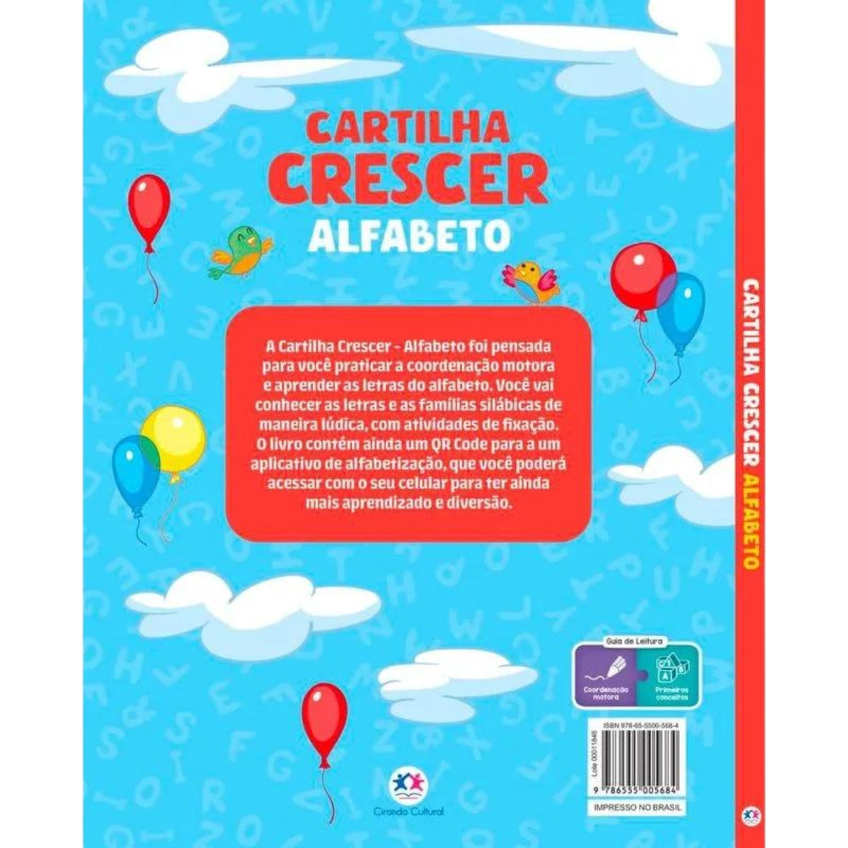 Cartilha Crescer: Alfabeto - Ciranda Cultural