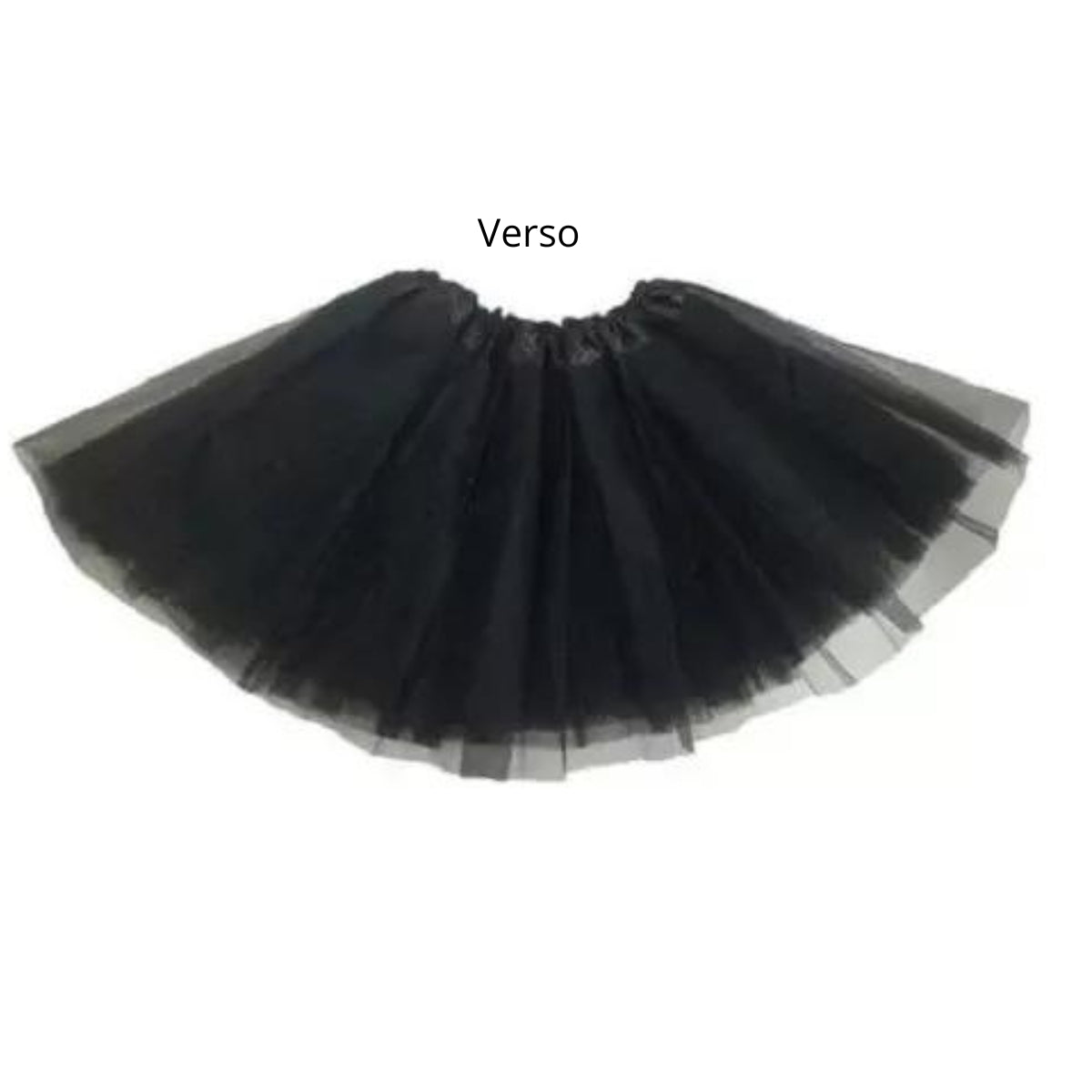 Saia Preta de Tule - Kriat