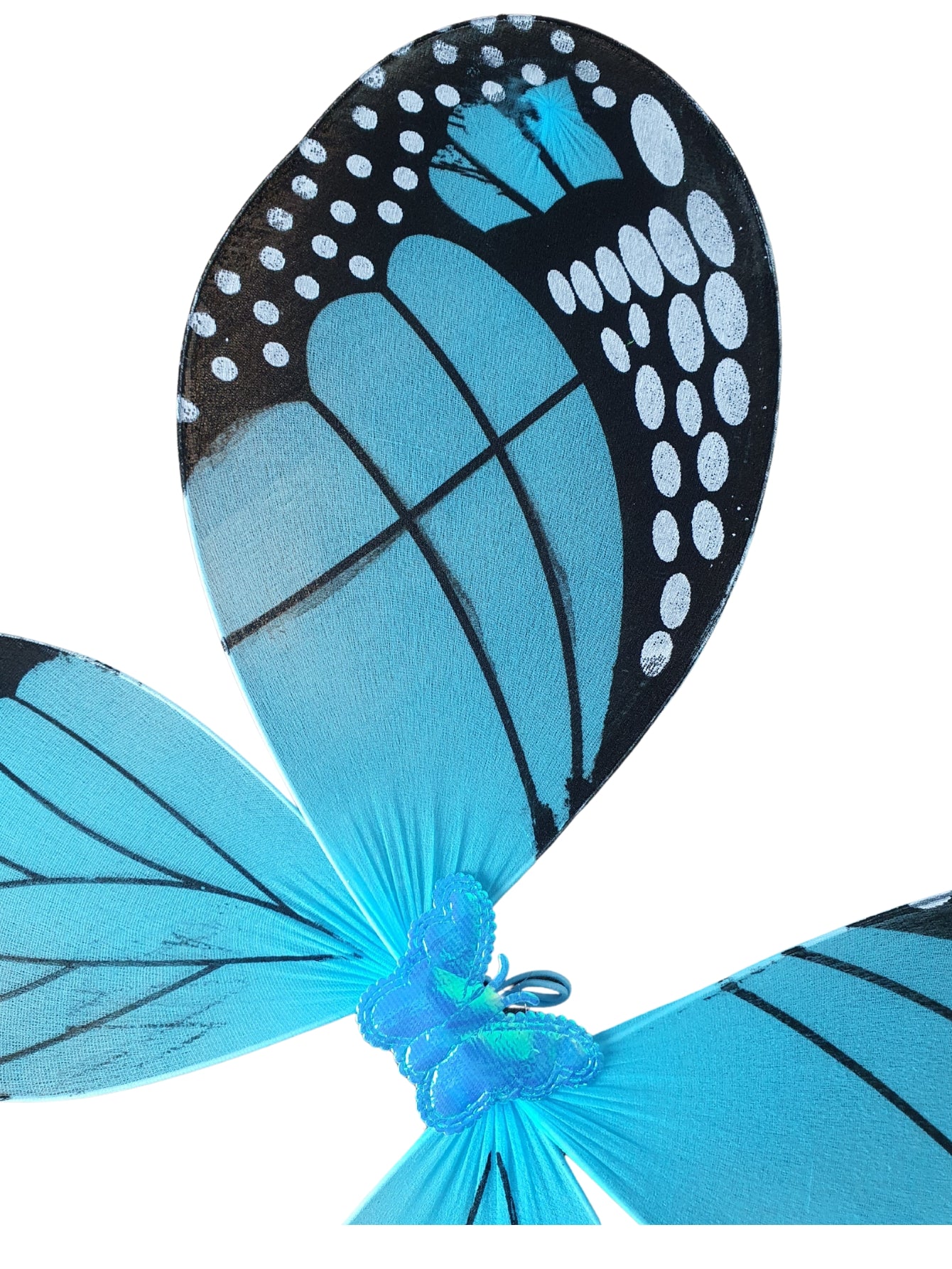 Kit Asa de Borboleta Monarca Azul - Fantasia - Kriat