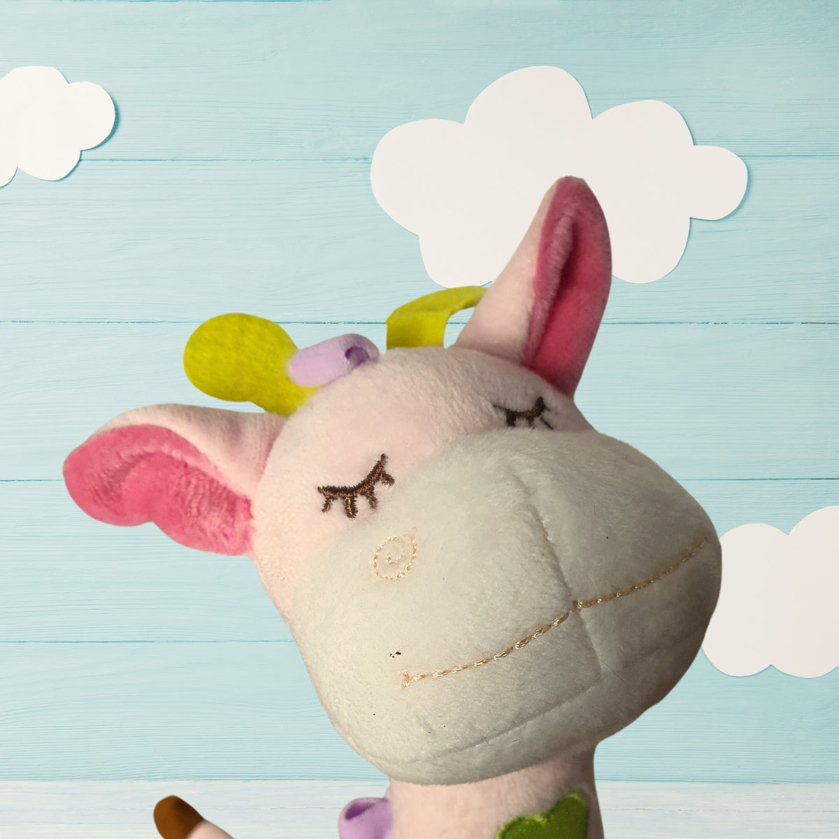 Pelúcia de Girafa Rosa - BBR Toys