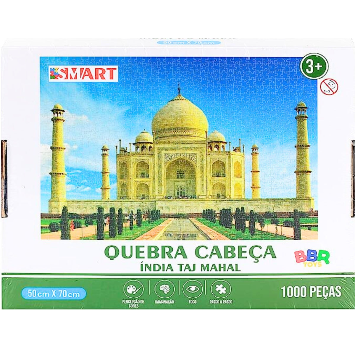 Índia Taj Mahal Quebra-Cabeça - 1000 Peças - BBR Toys