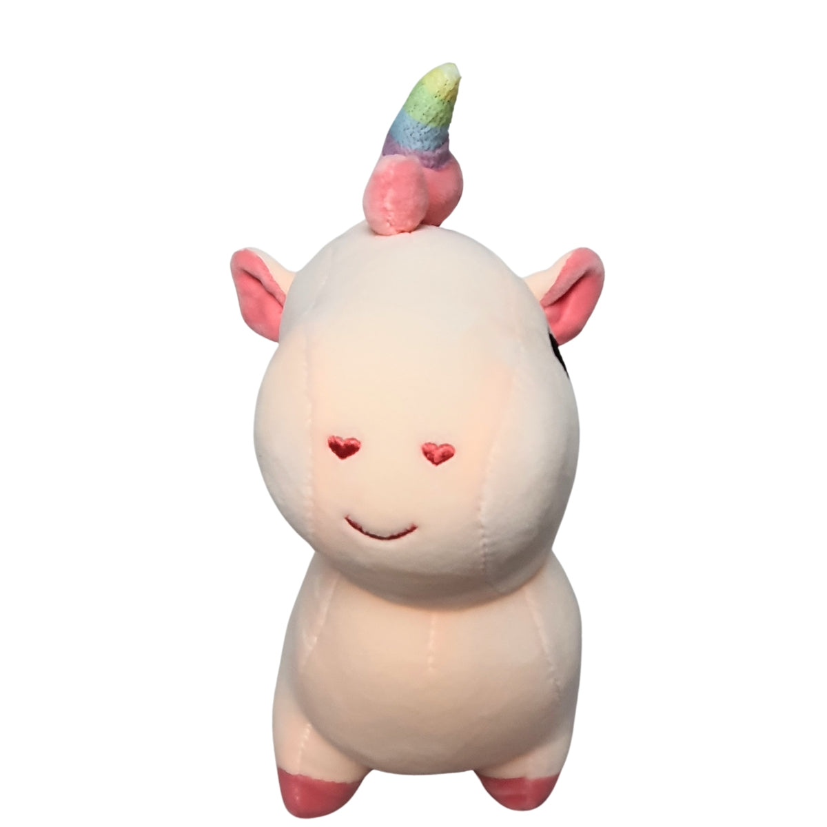Unicórnio Rosa Claro de Pelúcia - Amigos do Coração - DM Toys