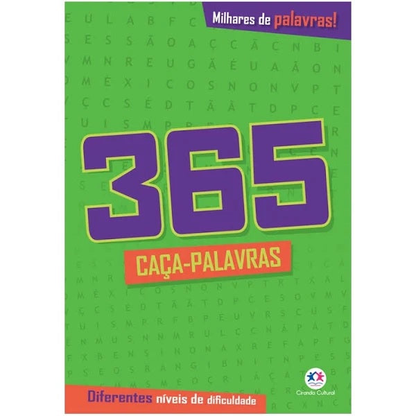 Livro 365 Caça Palavras - Ciranda Cultural