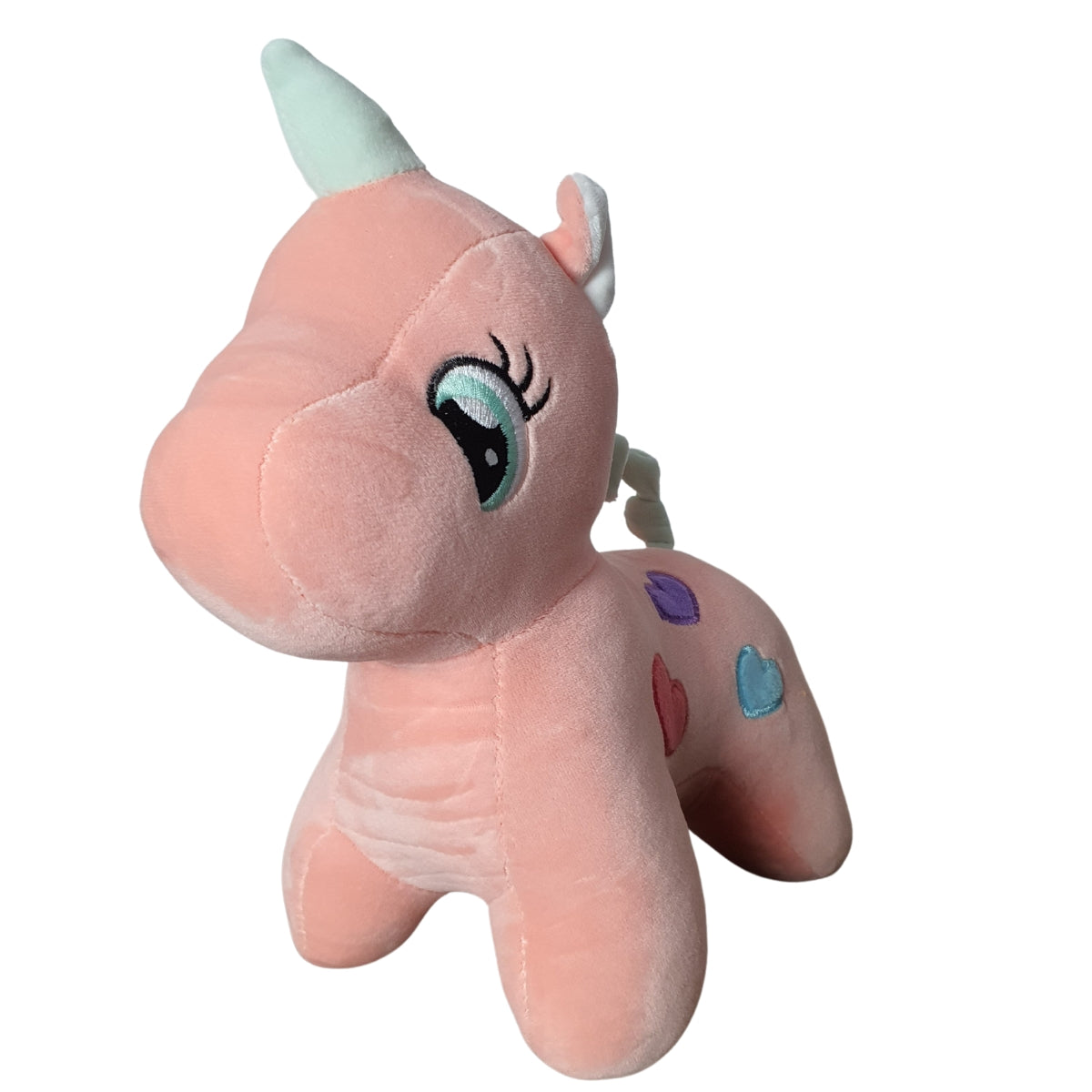 Unicórnio Rosa de Pelúcia com LED - DM Toys