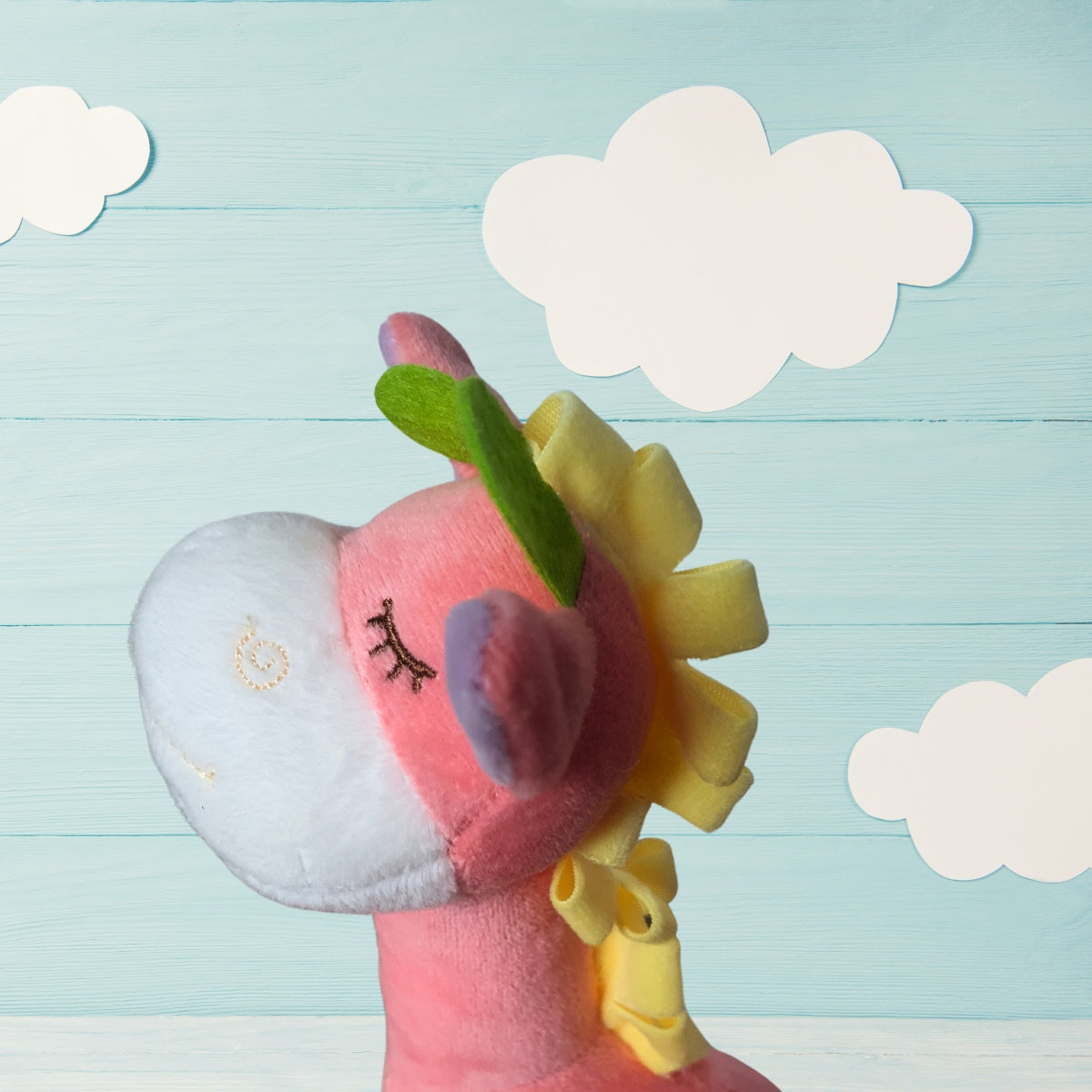 Pelúcia de Girafa Salmão - BBR Toys