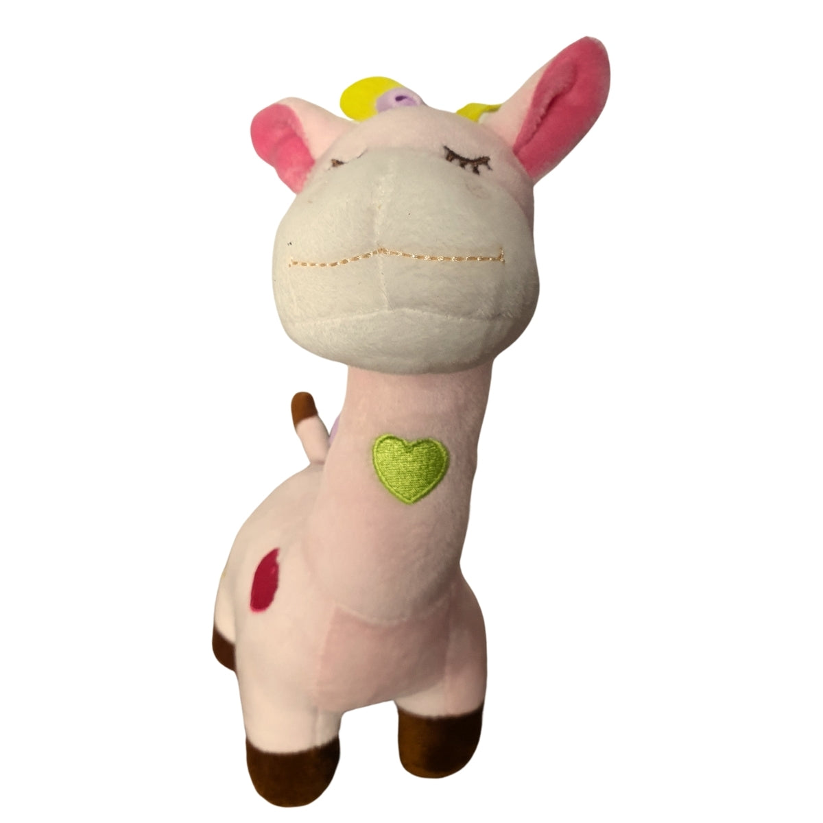 Pelúcia de Girafa Rosa - BBR Toys