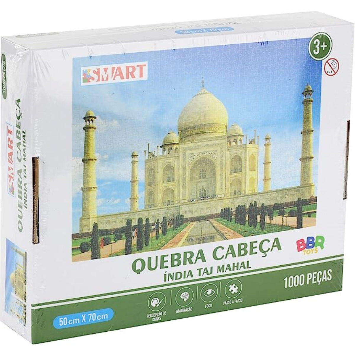 Índia Taj Mahal Quebra-Cabeça - 1000 Peças - BBR Toys