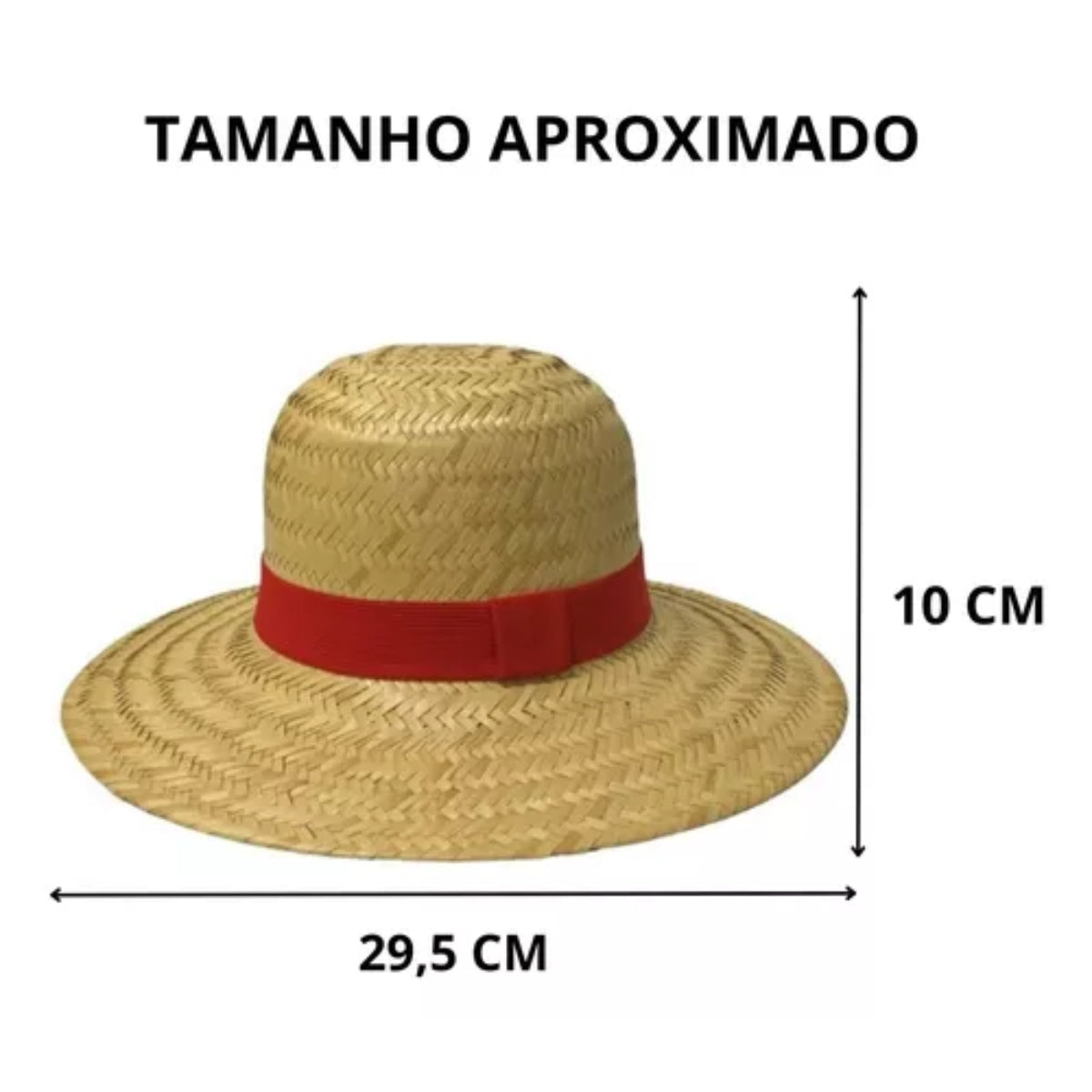 Chapéu de Palha do Luffy - Cosplay